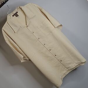 Harrington sz 3XL/3TG rayon polyblend button front shirt